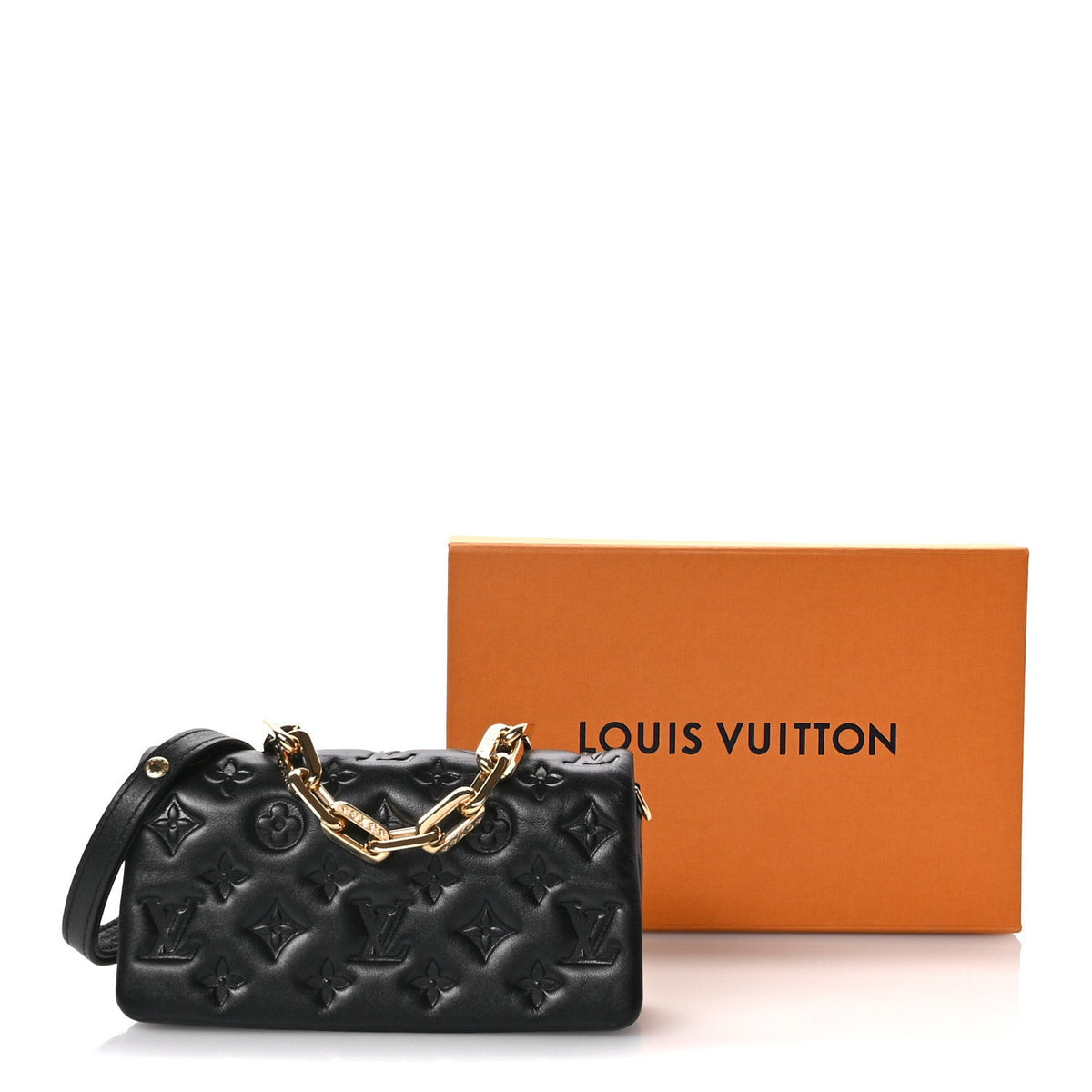 Lambskin Crossbody Bag - Black
