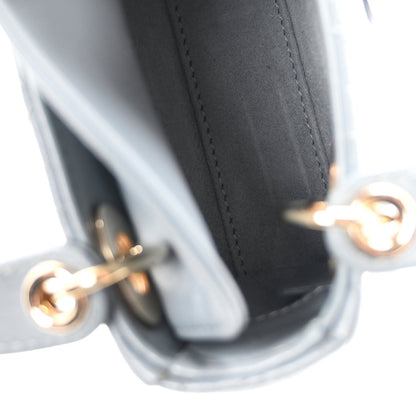 Lambskin Handbag - Blue