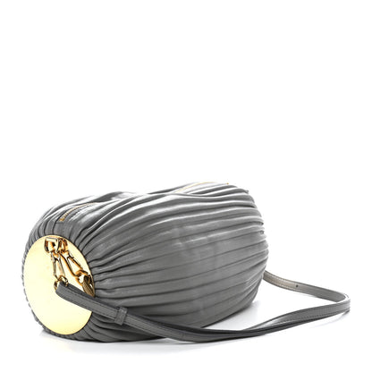 Lambskin Shoulder Bag - Grey