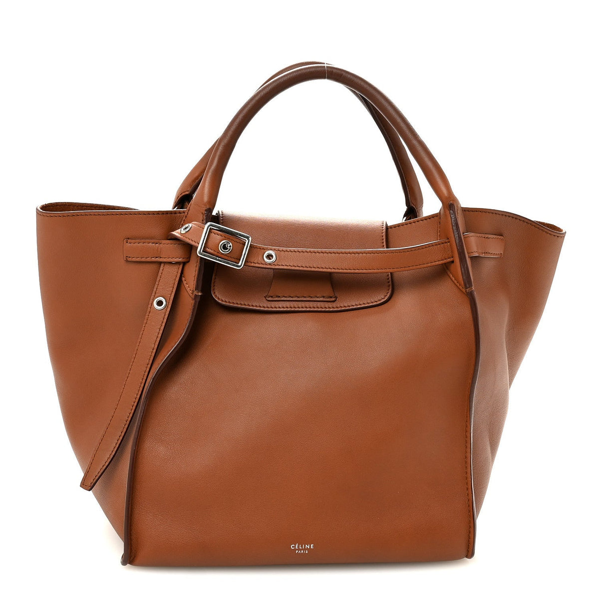 Small Calfskin Handbag - Tan