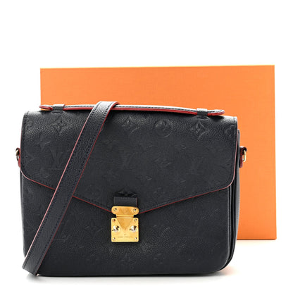 Empreinte Pochette Metis Marine Rouge Handbag