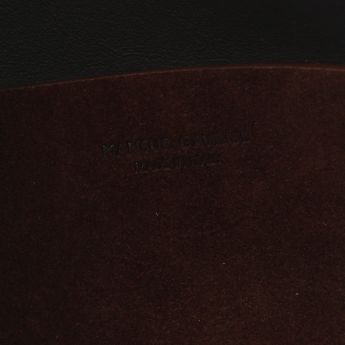 Suede Tote Bag - Chocolate