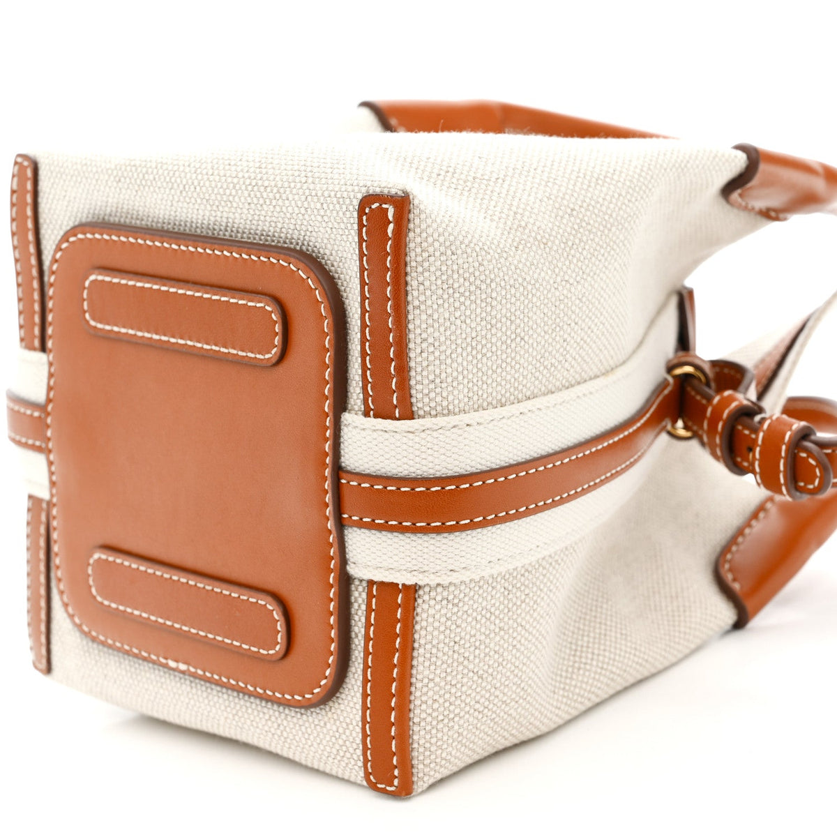 Calfskin Handbag - Natural