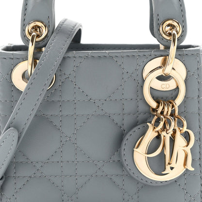 Lambskin Handbag - Blue