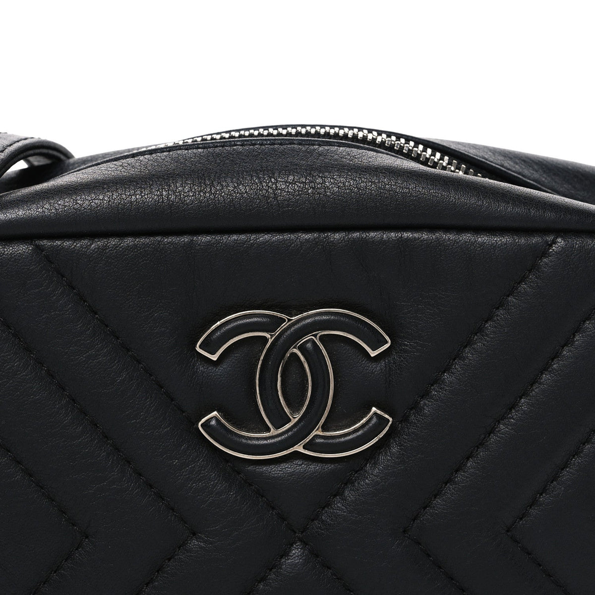 Quilted Calfskin Handbag - Black