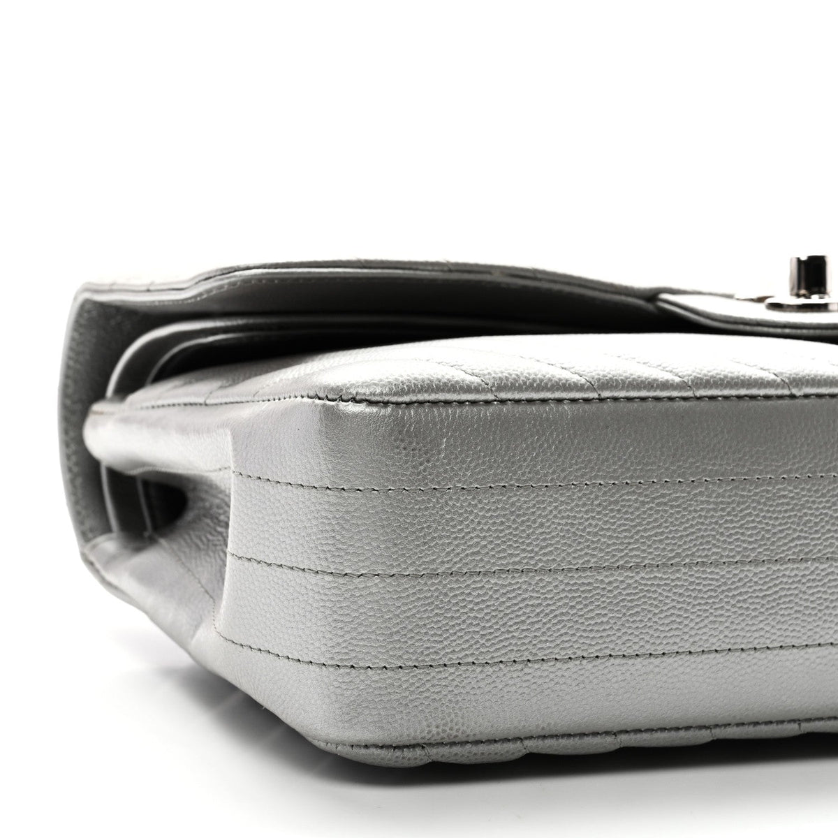 Medium Quilted Caviar Flap Shoulder Bag