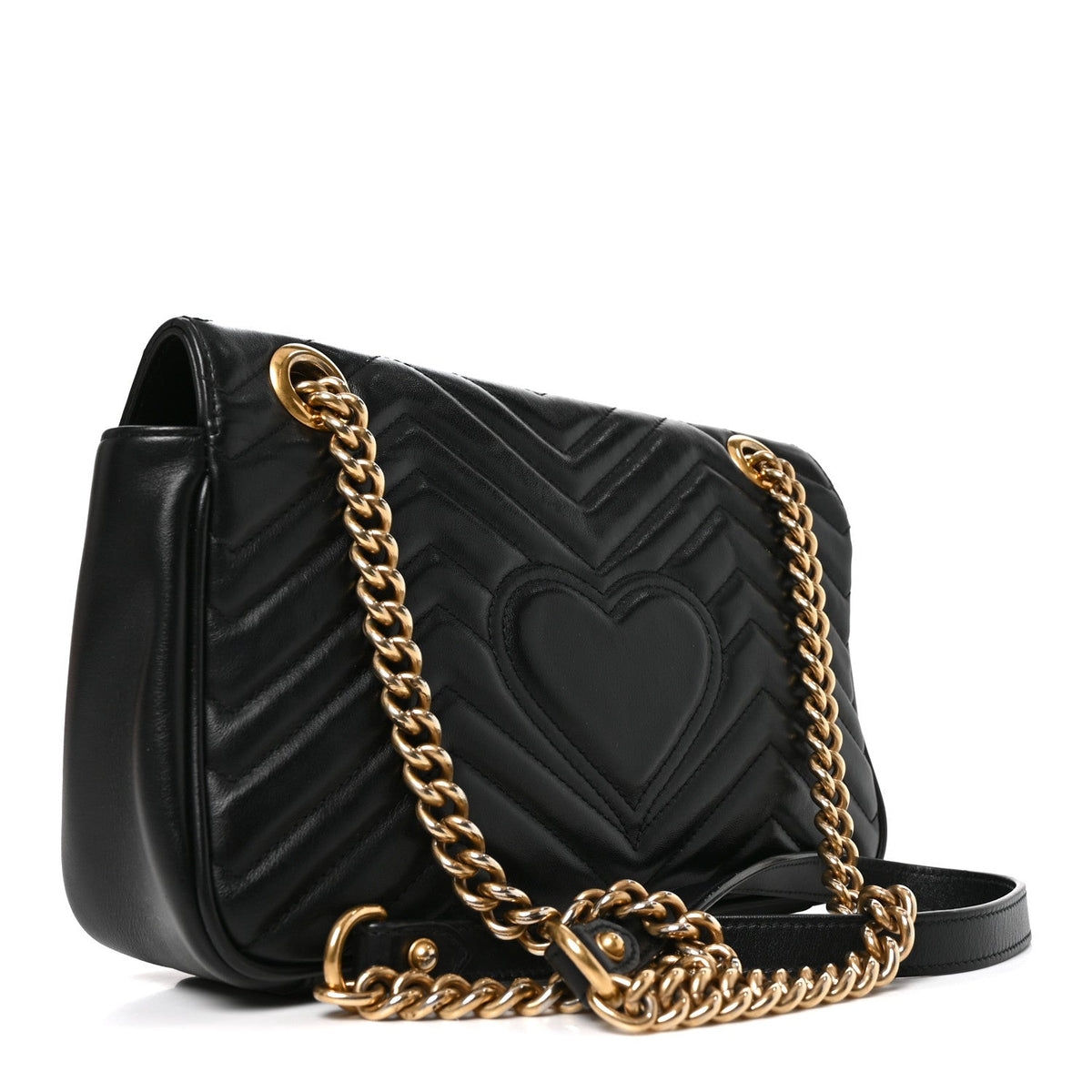 Small Calfskin Shoulder Bag - Black
