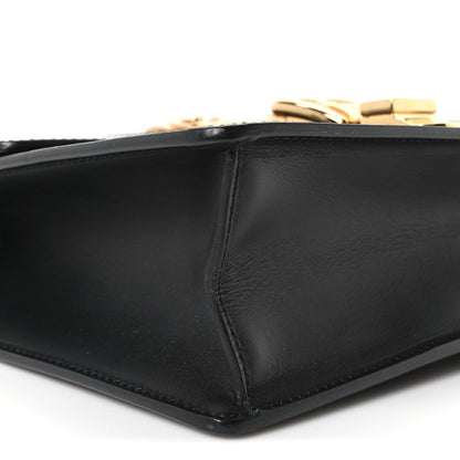 Small Calfskin Shoulder Bag - Black