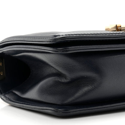 Small Quilted Lambskin Flap Shoulder Bag