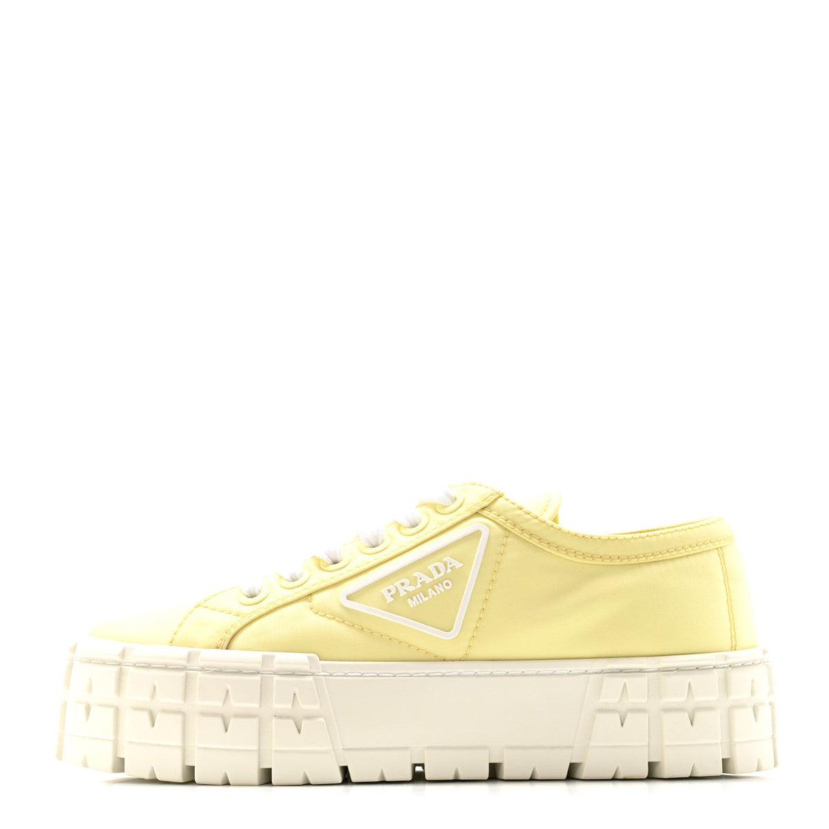 Re-Nylon Gabardine Triangle Logo Double Wheel 50Mm Sneakers Narciso
