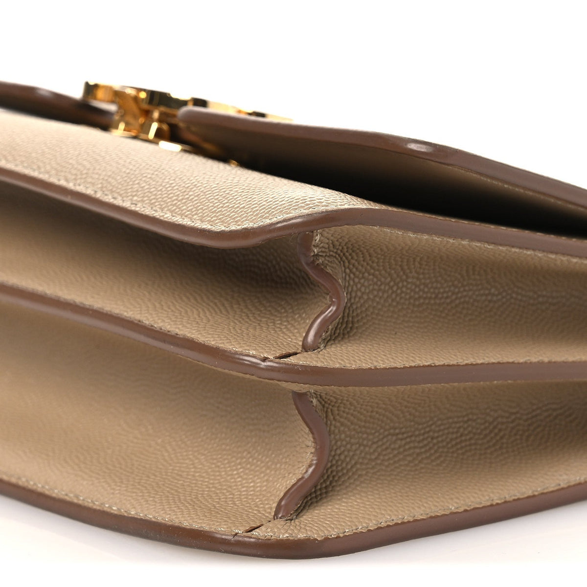 Small Calfskin Handbag - Beige