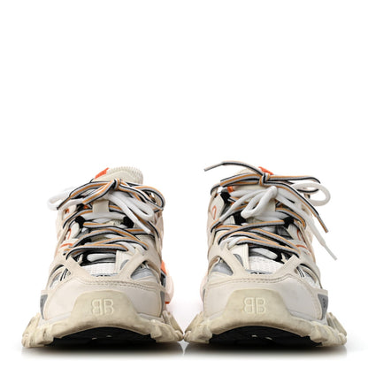 Balenciaga Mesh Women's Track Sneakers 35 White Orange