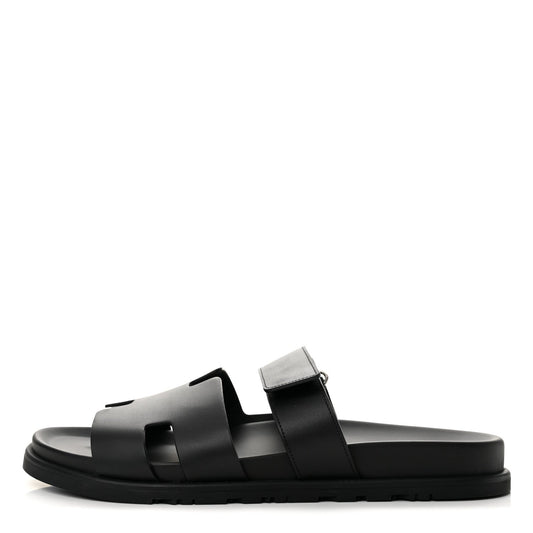 Calfskin Chypre Sandals Black
