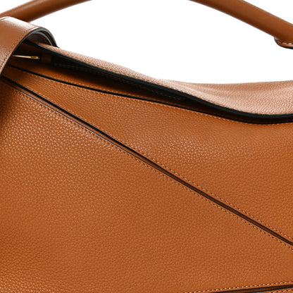 Medium Calfskin Handbag - Tan
