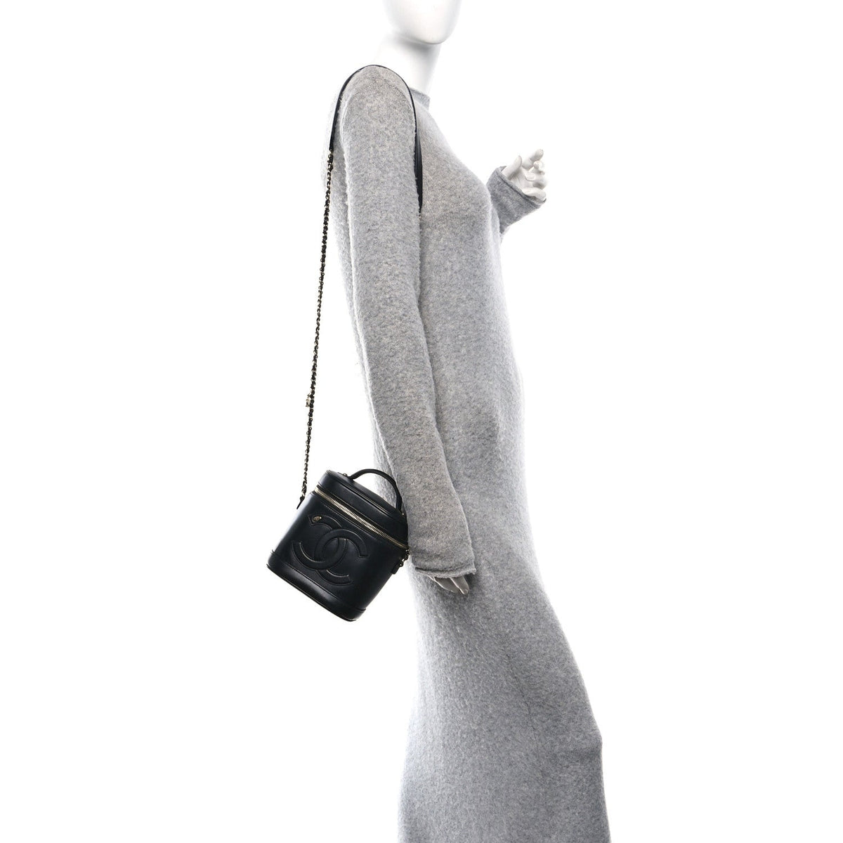 Lambskin Handbag - Black