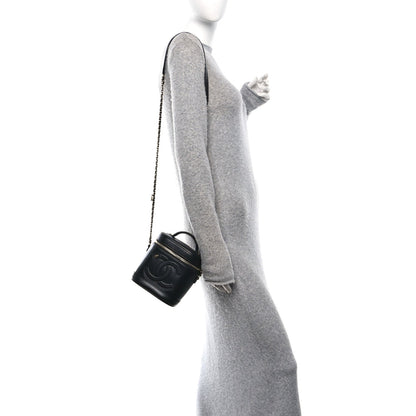 Lambskin Handbag - Black