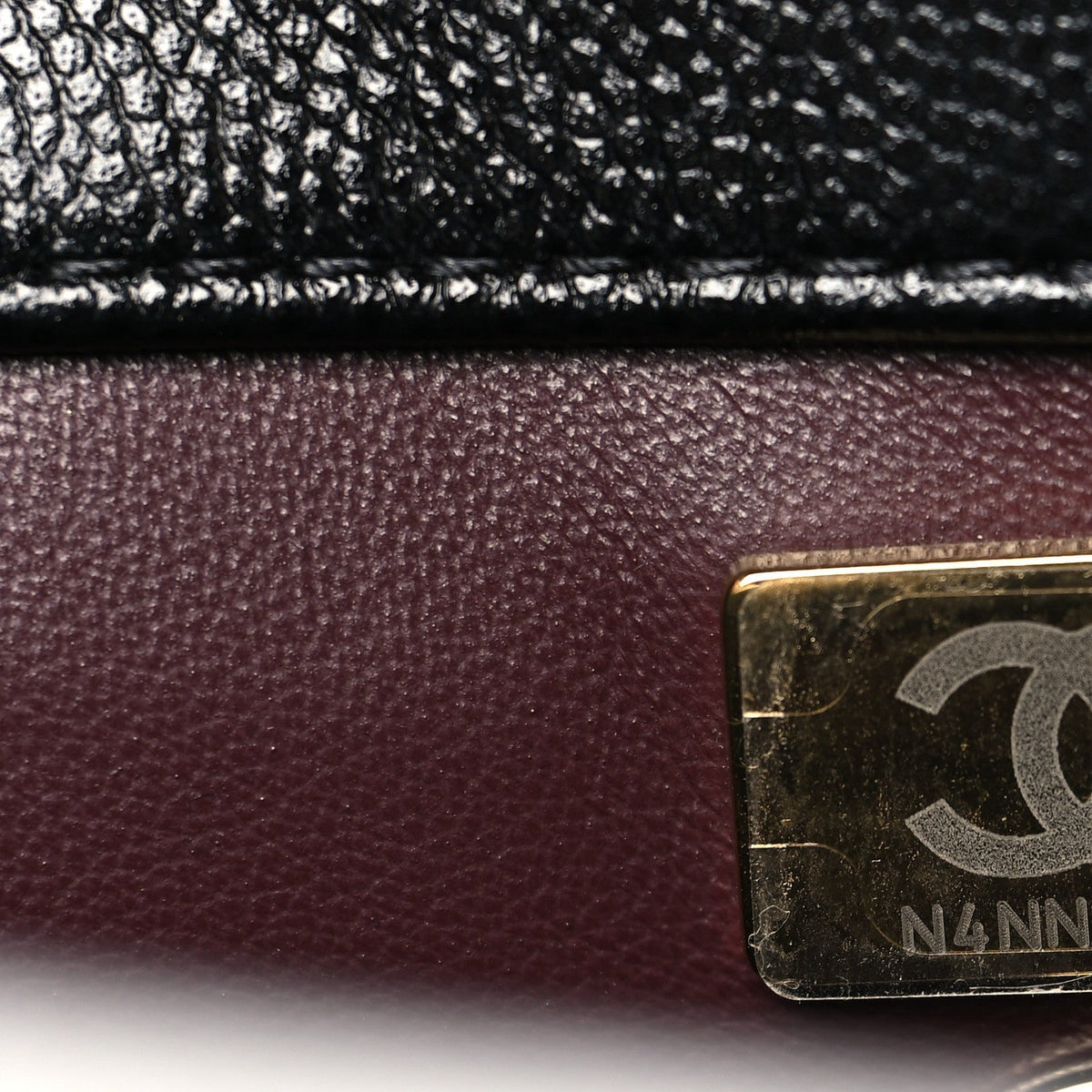 Mini Quilted Caviar Flap Shoulder Bag - Black