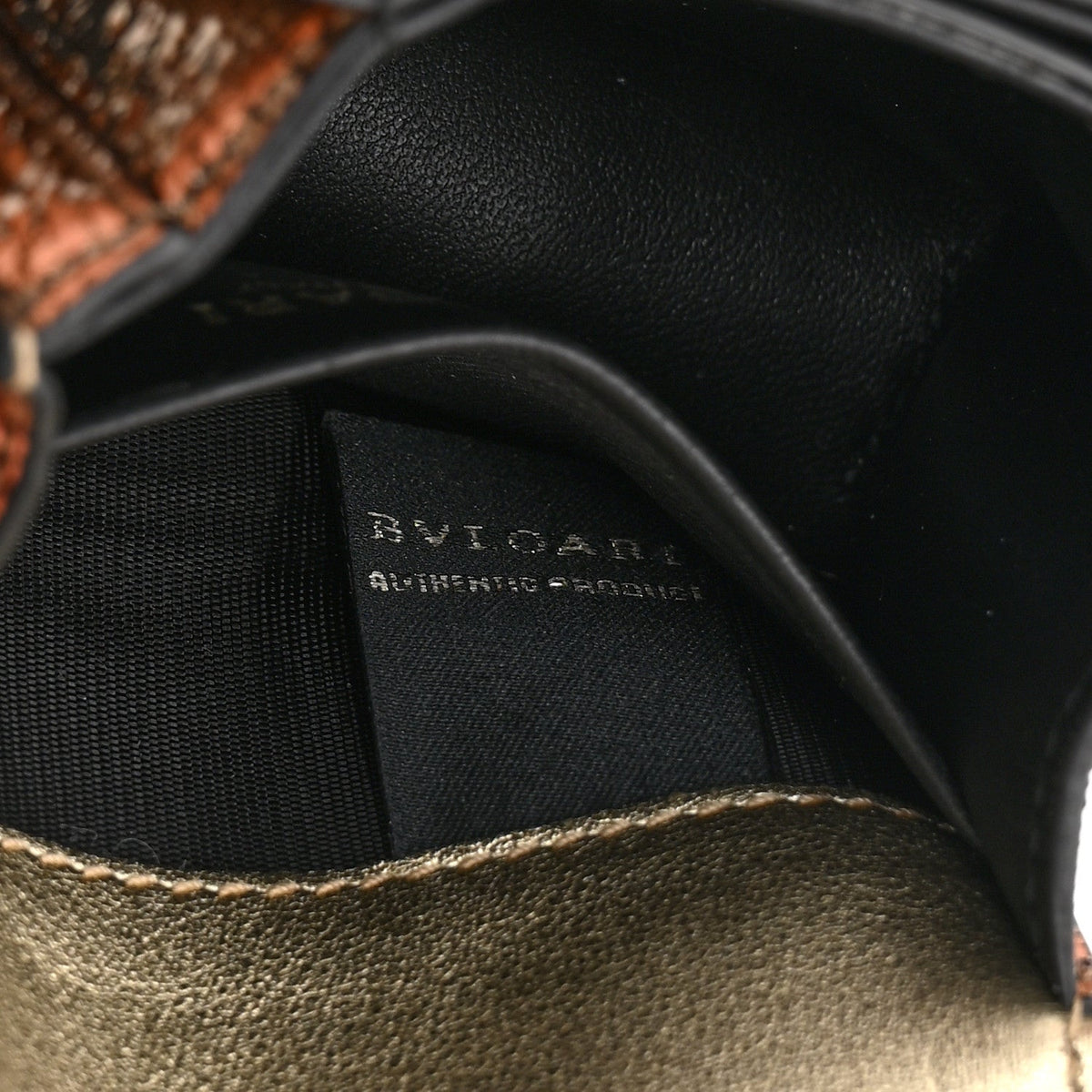 Calfskin Handbag - Gold