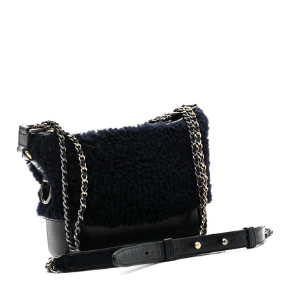 Small Shearling Hobo Bag