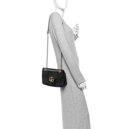 Small Calfskin Shoulder Bag - Black