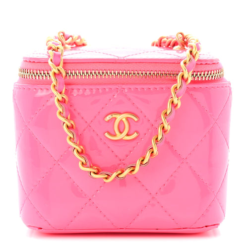 Mini Quilted Handbag - Pink
