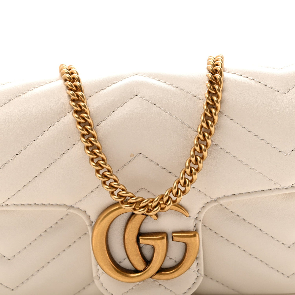 Mini Calfskin Shoulder Bag - White