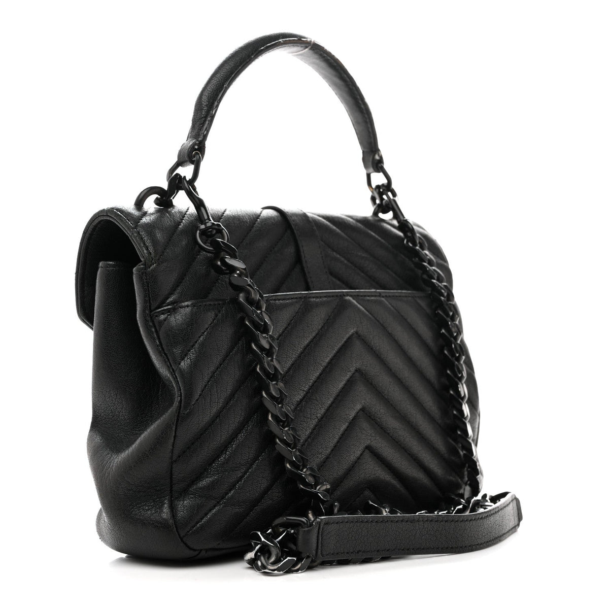 Medium Sheepskin Handbag - Black