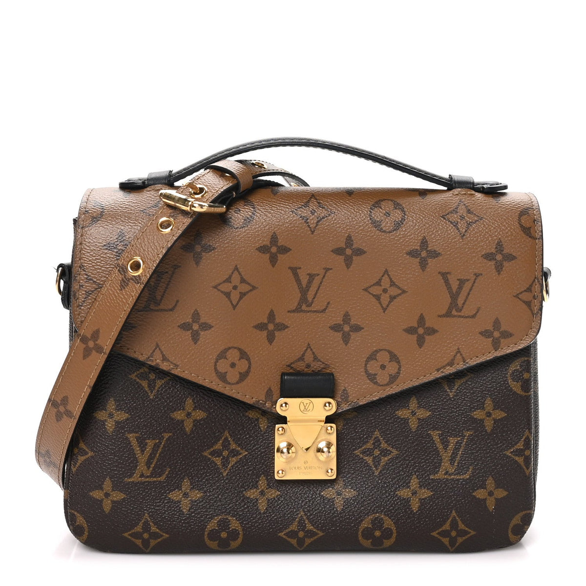 Reverse Monogram Pochette Metis Handbag