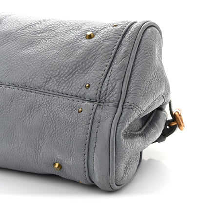 Medium Calfskin Satchel Bag - Blue