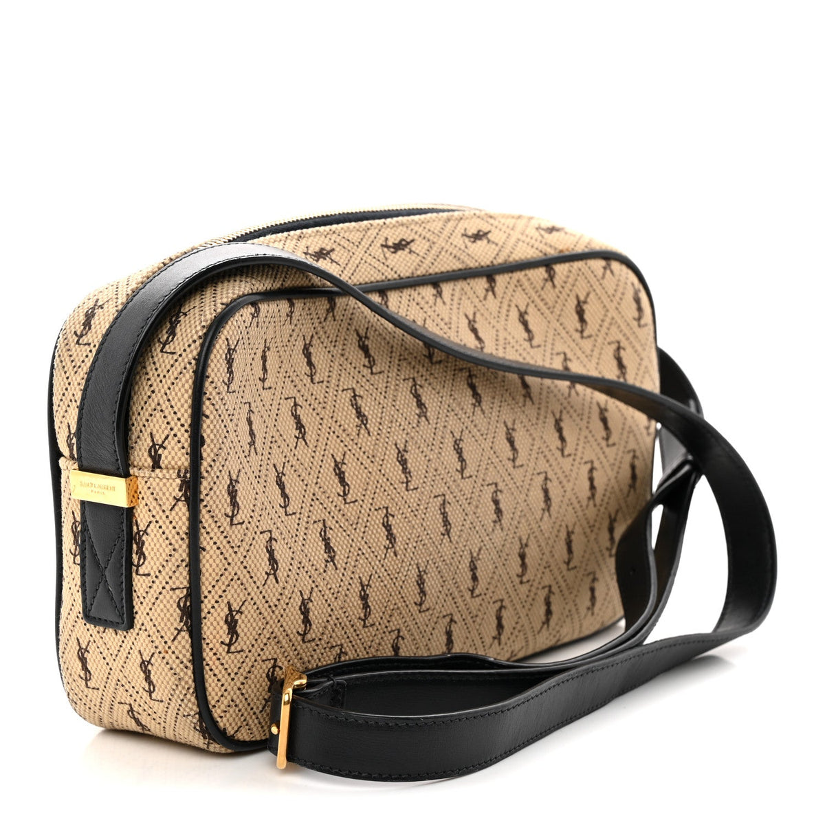 Canvas Crossbody Bag - Beige