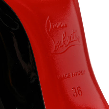 Christian Louboutin Patent Women's So Kate 120 Pumps 36 Black