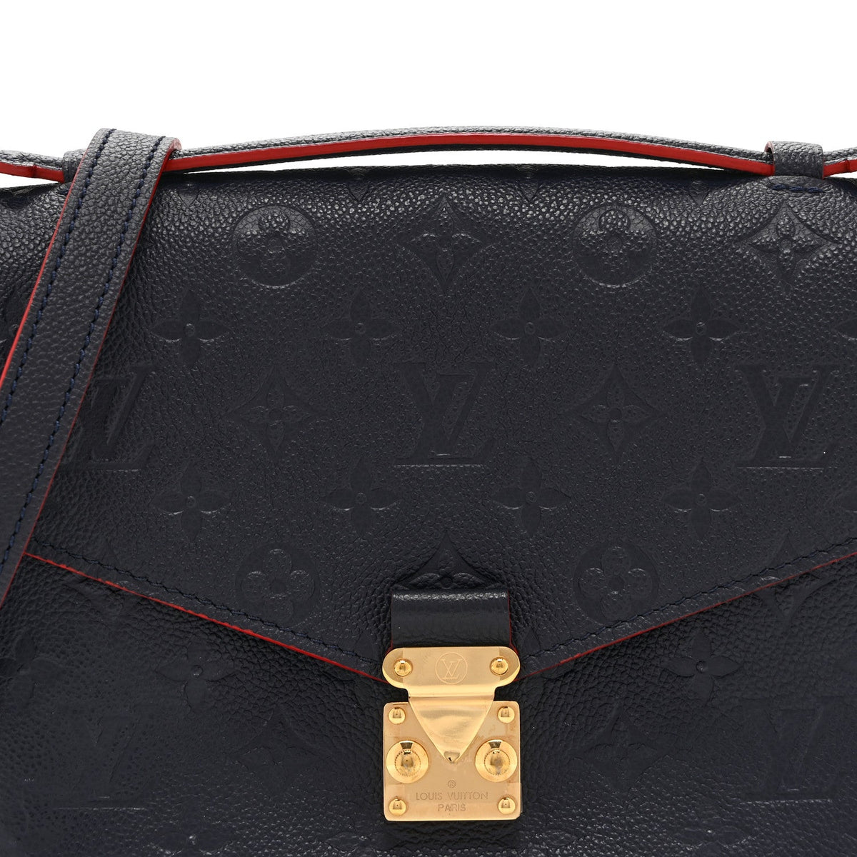 Empreinte Pochette Metis Marine Rouge Handbag