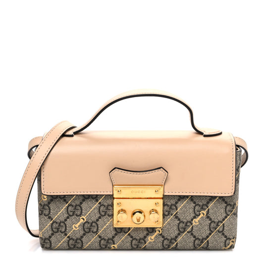Mini Calfskin Shoulder Bag - Beige