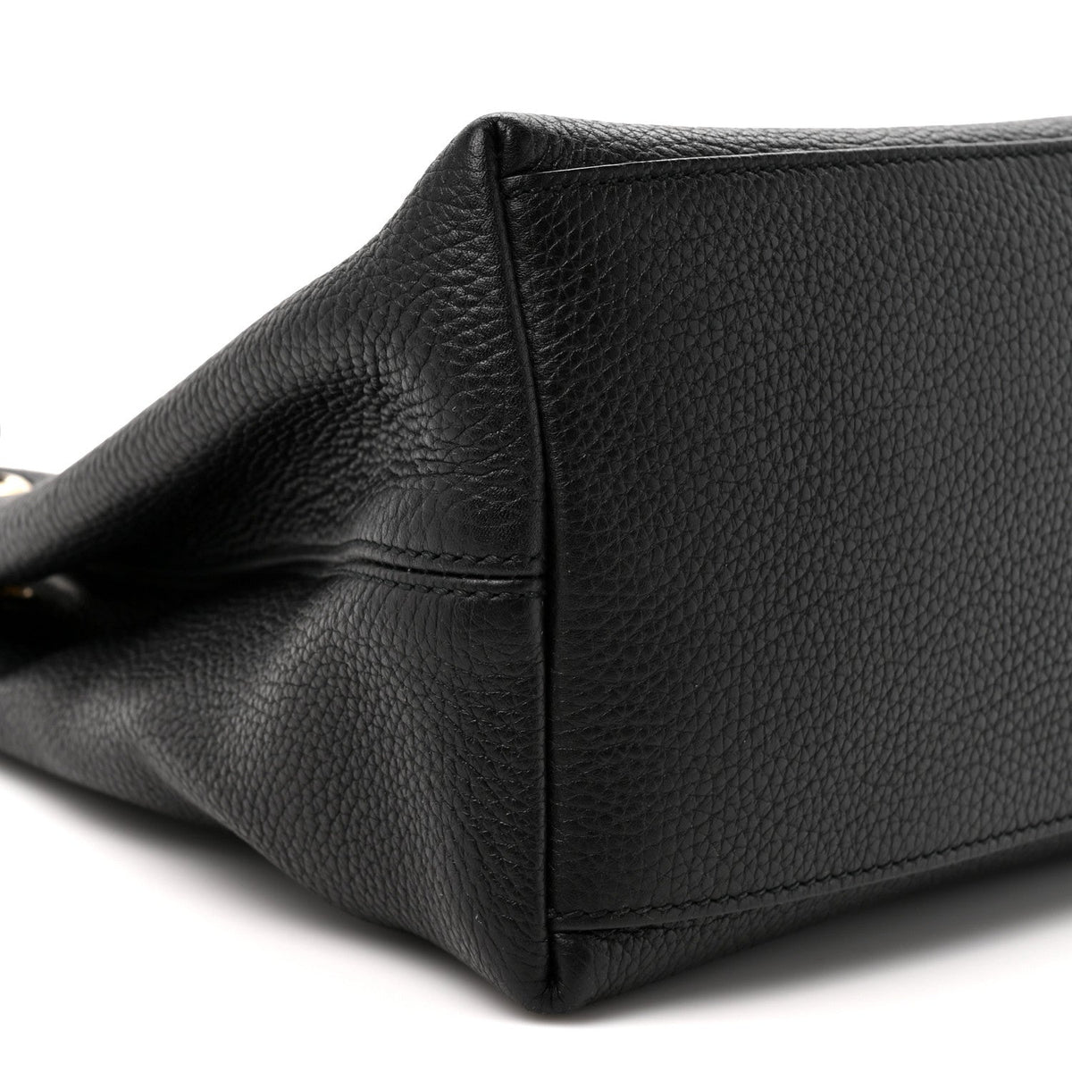 Medium Calfskin Shoulder Bag - Black