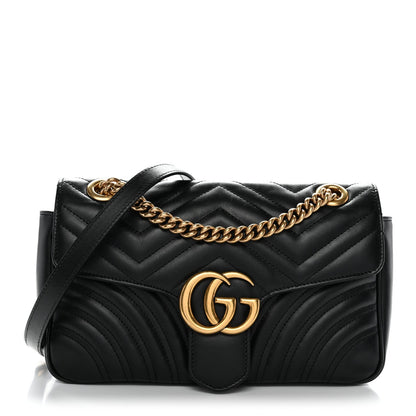 Small Calfskin Shoulder Bag - Black