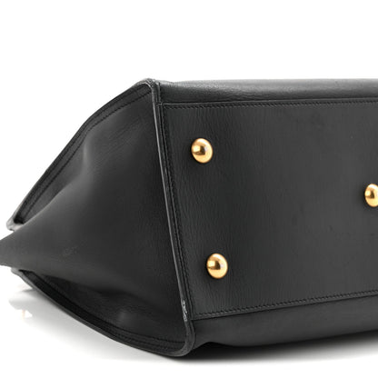 Small Calfskin Handbag - Black