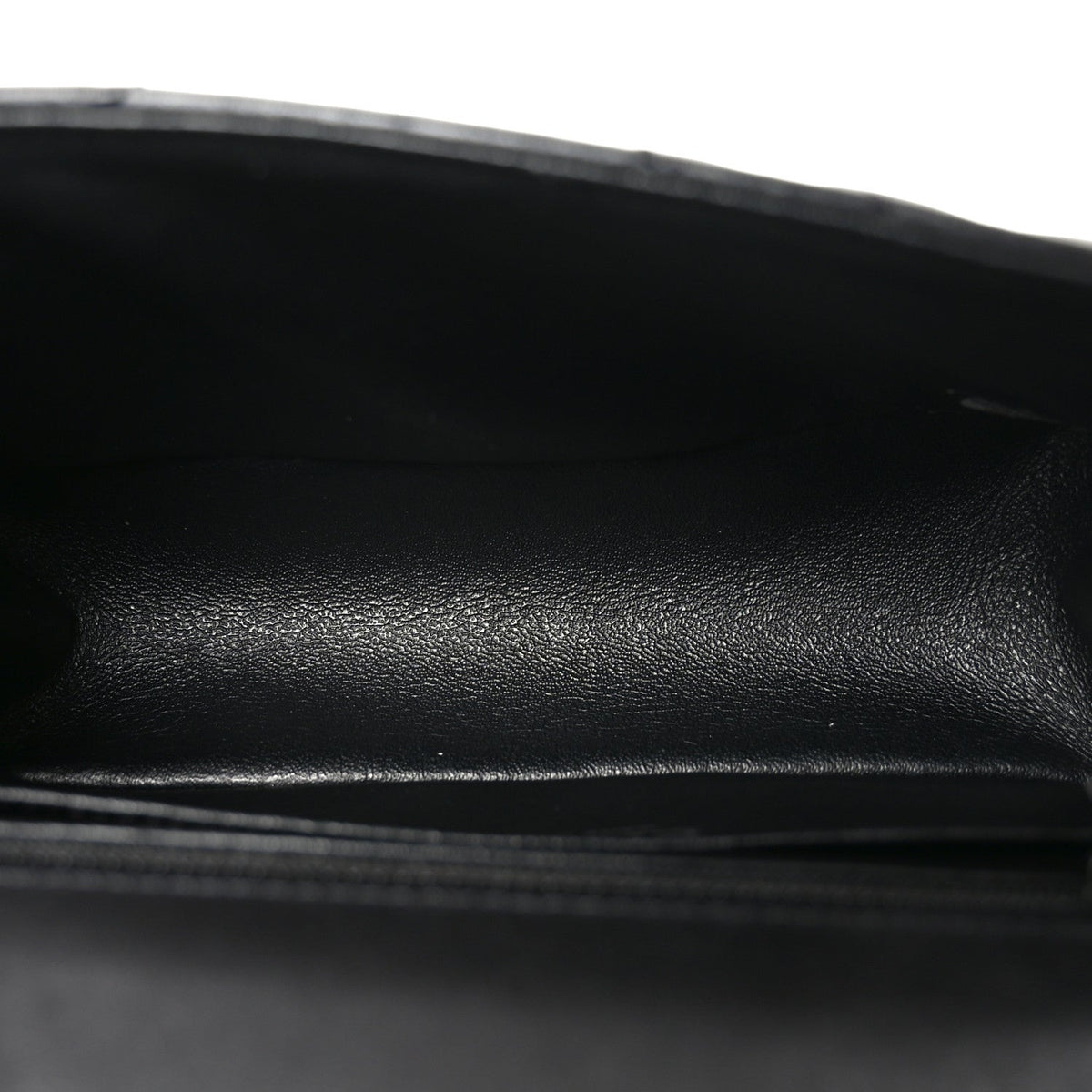 Mini Quilted Calfskin Flap Shoulder Bag - Black