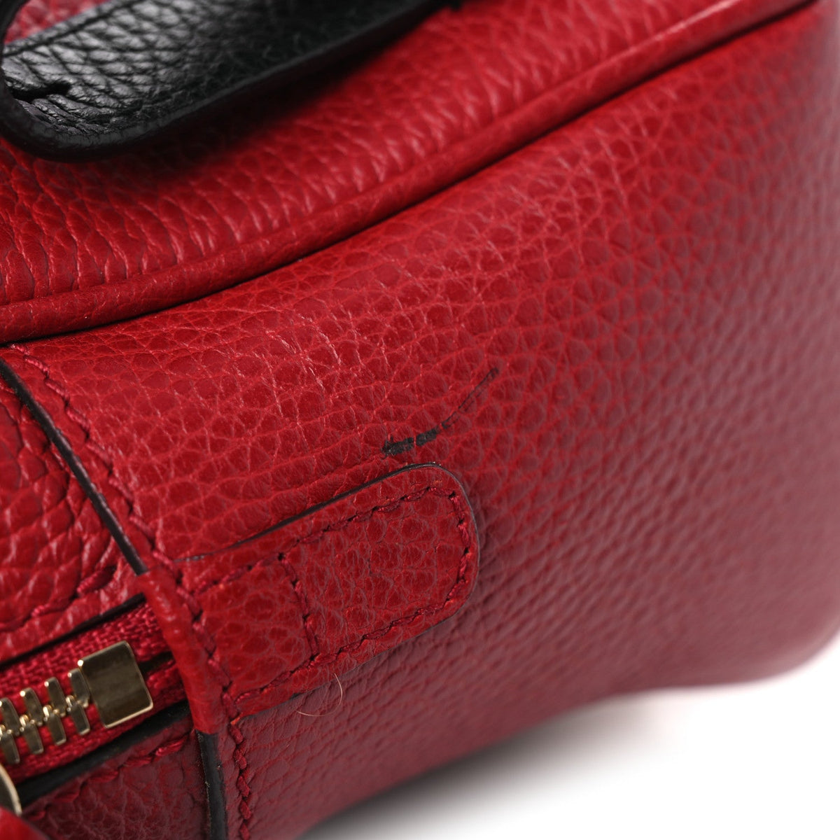 Calfskin Backpack - Red