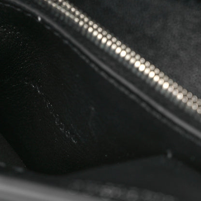 Mini Calfskin Handbag - Black