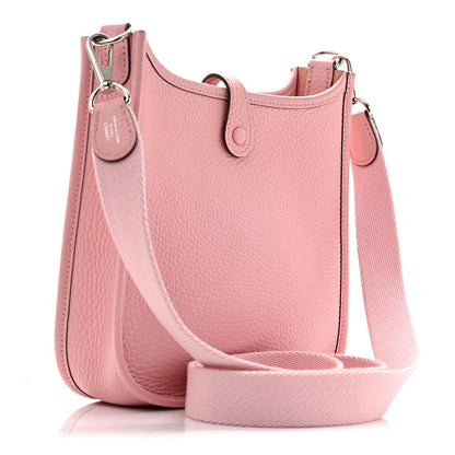 Taurillon Clemence Evelyne Tpm Rose Saku Handbag