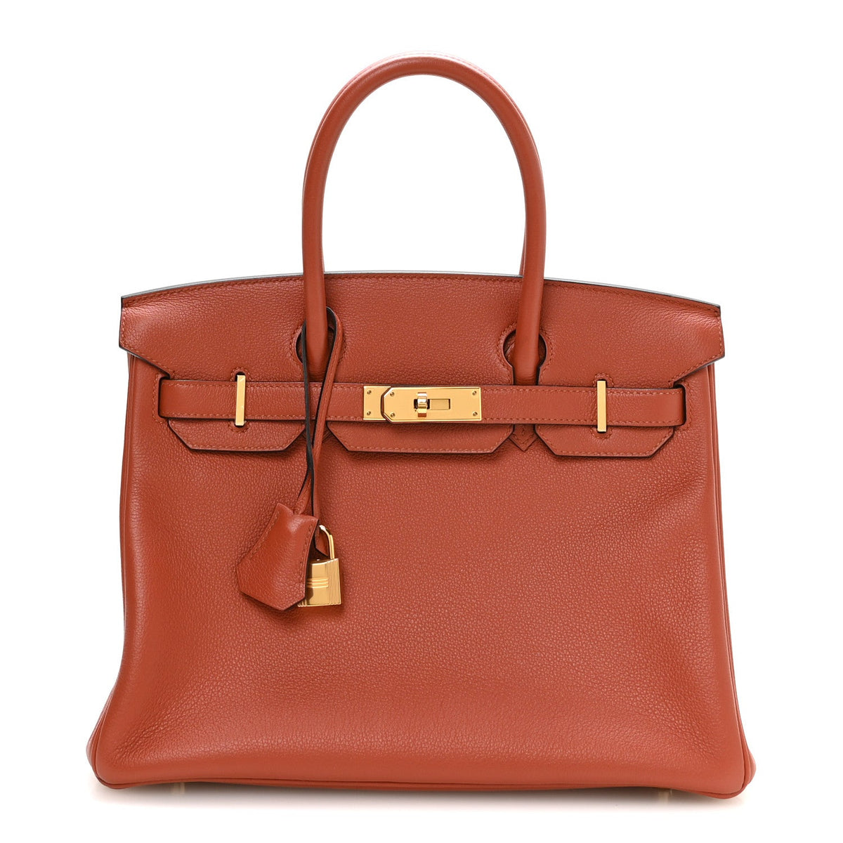Taurillon Novillo Birkin 30 Cuivre Handbag