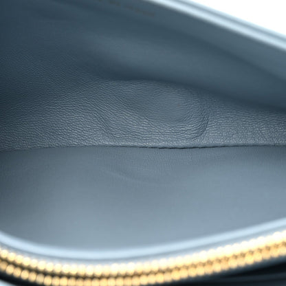Mini Lambskin Handbag - Blue