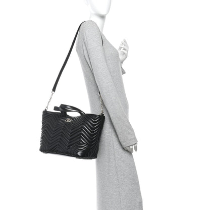 Medium Lambskin Tote Bag - Black