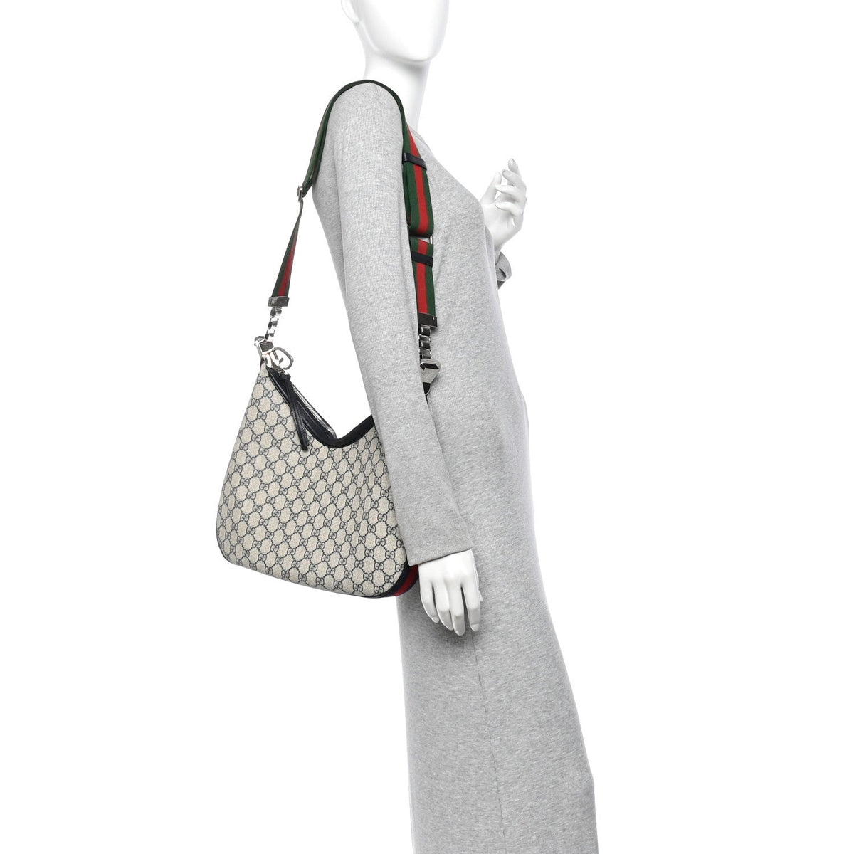 Large Calfskin Shoulder Bag - Red