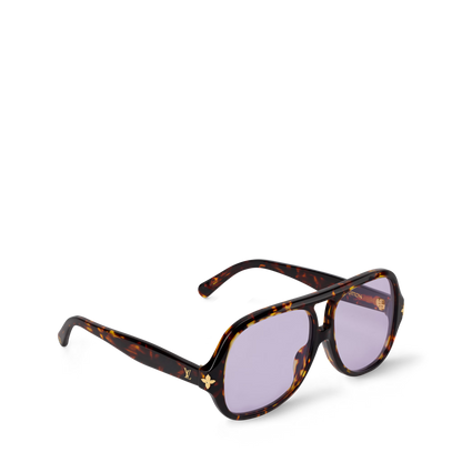 Women's Aura Flower Square Pilot Sunglasses