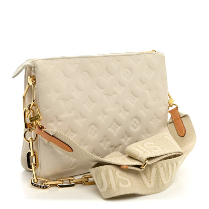 Lambskin Handbag - Beige