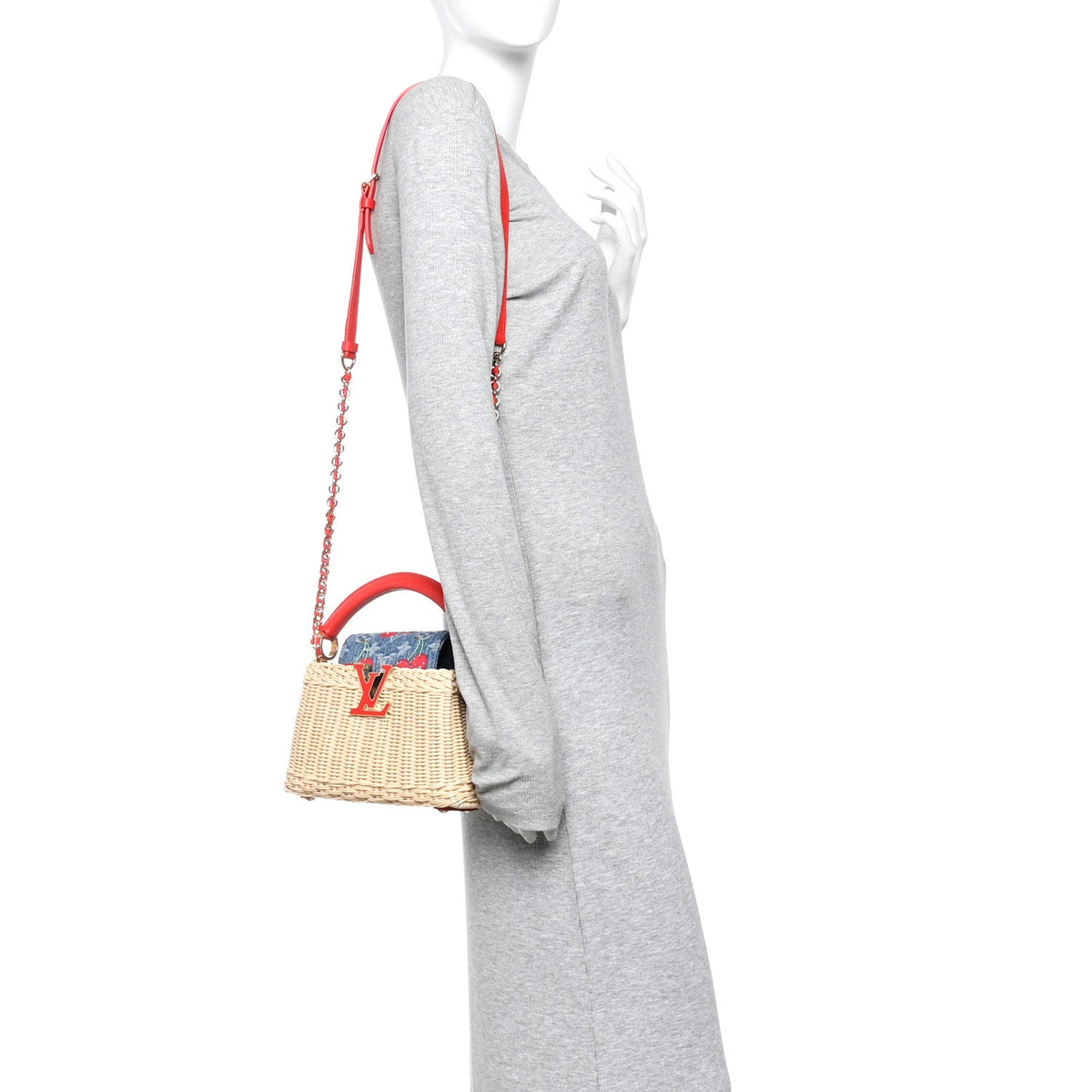 Mini Calfskin Handbag - Tan