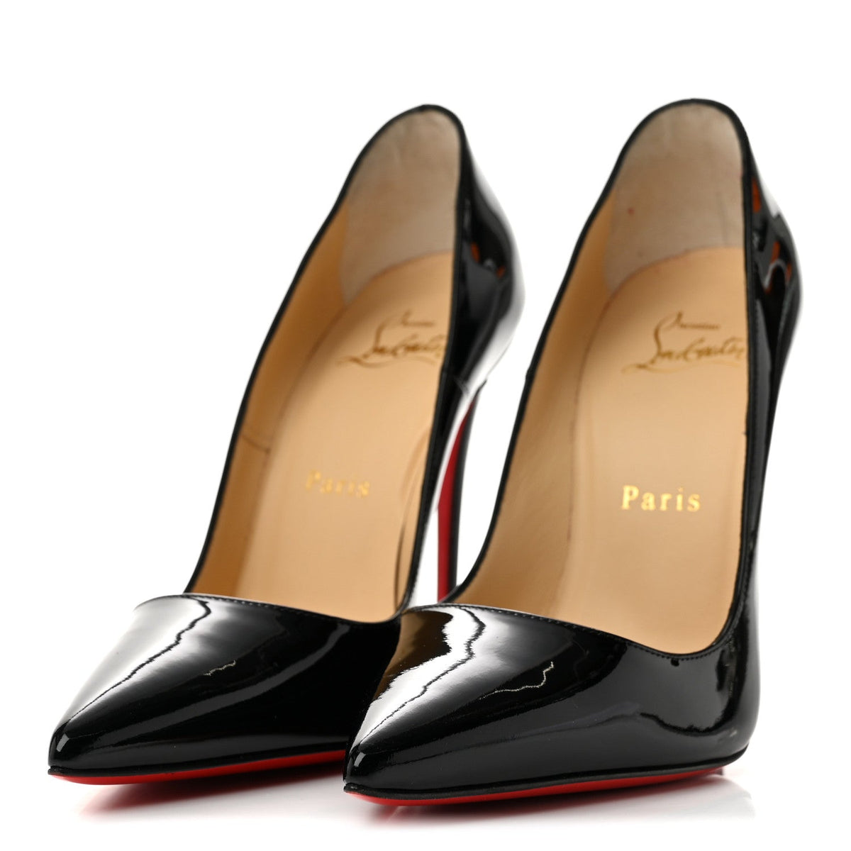 Christian Louboutin Patent Women's So Kate 120 Pumps 36 Black