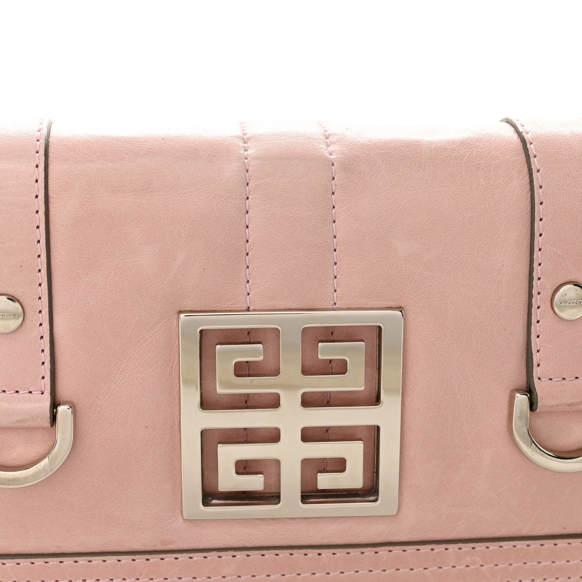 Goatskin Shoulder Bag - Pink