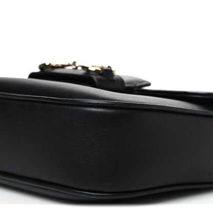 Calfskin Shoulder Bag - Black